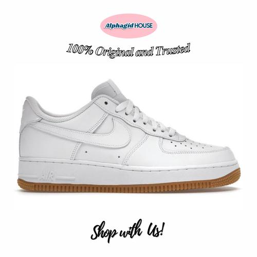 air force 1 white gum light brown