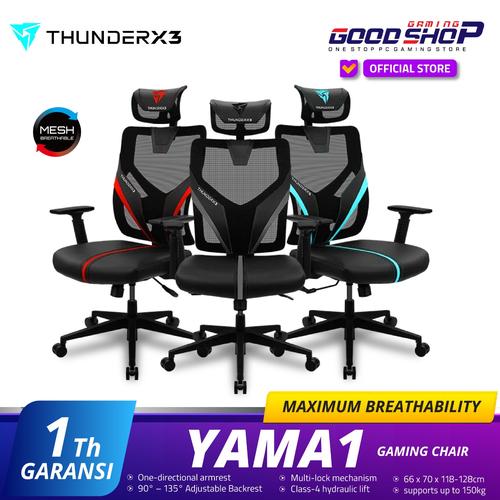 Promo ThunderX3 Yama1 Gaming Chair Black Cicil 0 3x Jakarta