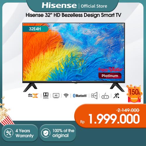 Vidaa Smart 4K UHD TV-Bezelles design 