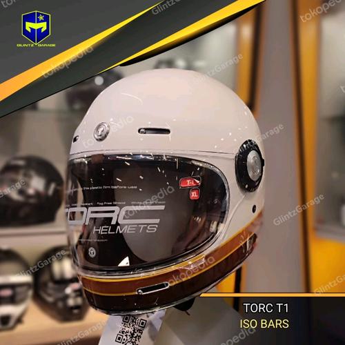 Promo TORC T1 ISOBARS GLOSS HELM FULL FACE ORIGINAL TORC 100 Cicil