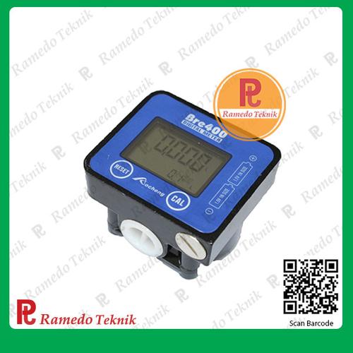Jual Flow Meter Digital BRE400 1/2 Inch Flow Meter Oil DN15 MM