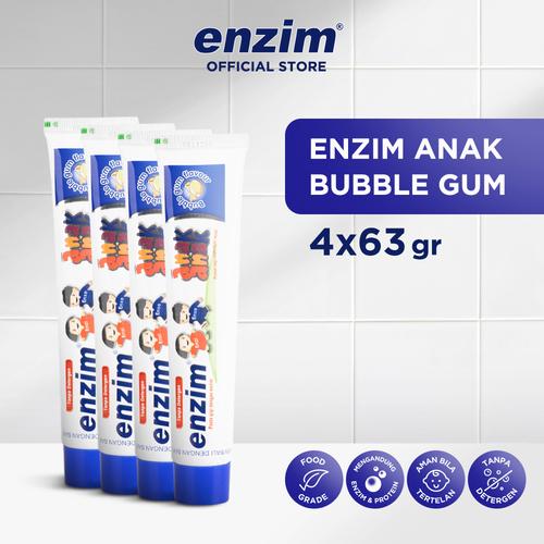 Gambar ENZIM ANAK BUBBLE GUM 63 GR - 4 pcs dari Enzim Official Store Tokopedia