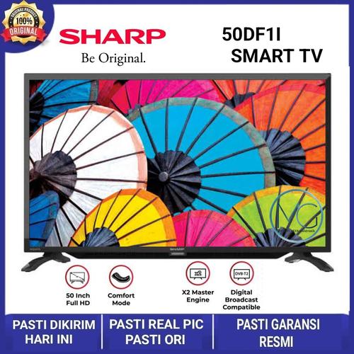 Promo SHARP LED SMART TV 50 Inch 2TC50DF1I /2TC50DF1I EASY SMART