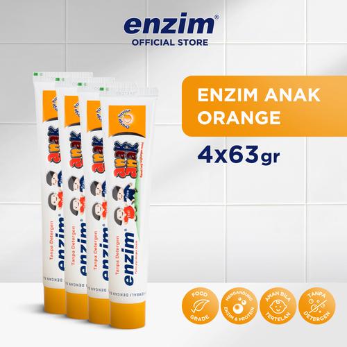 Gambar ENZIM ANAK ORANGE 63 GR - 4 pcs dari Enzim Official Store Tokopedia