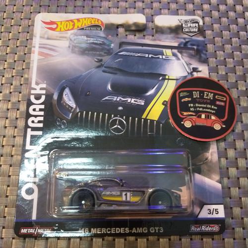 Jual Hotwheels Open Track 16 Mercedes AMG GT3 Grey Kab