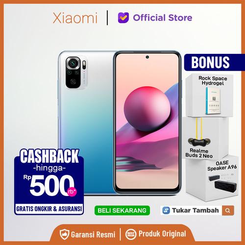 Gambar Xiaomi Redmi Note 10s 8/128GB 6/64GB Garansi Resmi 6 64 GB 8 128 GB - 6GB 64GB WHITE, Non Bundle dari Dewa Ponsel Rakyat Jakarta Pusat Tokopedia