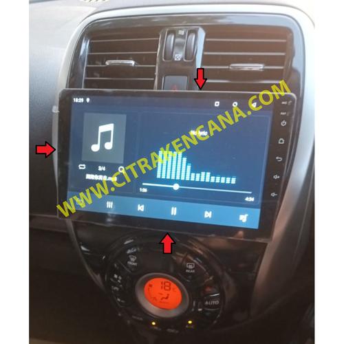 Gambar Headunit ANROID 9inch + Kamera Nissan MARCH dari CITRA KENCANA Jakarta Pusat Tokopedia