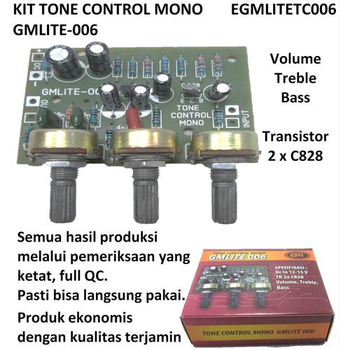 Jual Kit rakitan tone control kontrol mono Gmlite 006 - Kab. Banyumas ...