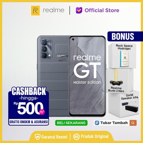 Gambar Realme GT Master Edition 5G NFC 8/256GB Garansi Resmi Realme 8GB 256GB - 8GB 128GB BLUE, Non Bundle dari Dewa Ponsel Rakyat Jakarta Pusat Tokopedia