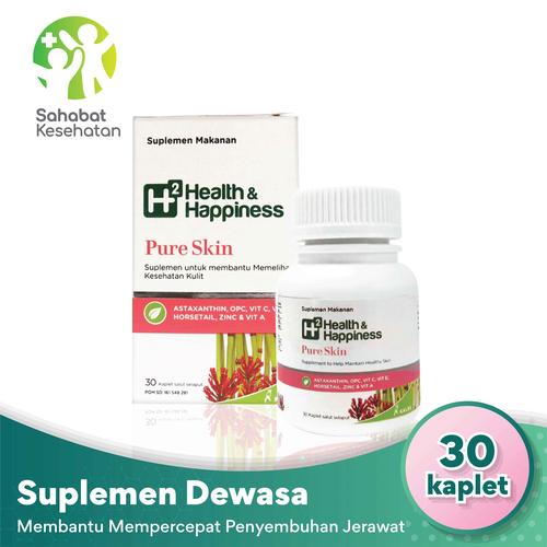 Gambar H2 Pure Skin - Suplemen Kesehatan Kulit Berjerawat atau Jerawat dari Sahabat Kesehatan Jakarta Timur Tokopedia