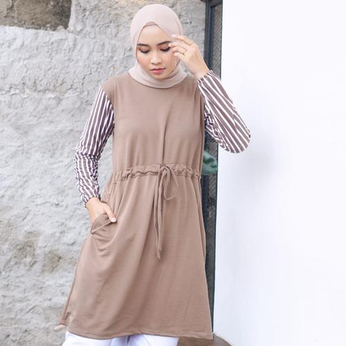 Gambar Mybamus Fabian Hand Rubber Tunic Mocca M14524 R81S2 dari Mybamus Official Kab. Bandung Barat Tokopedia