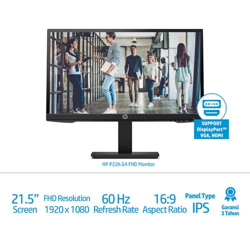 Jual LED 22 Monitor HP P22h G4 IPS FHD 