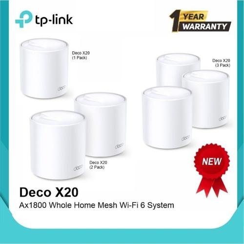 Jual Router TP-LINK DECO X20 - AX1800 Whole Home Mesh WiFi 6 System - 1 ...