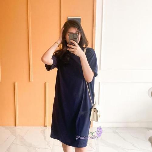 Jual Dress Katun Polos Wanita Cotton 