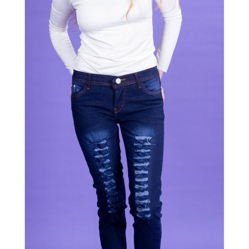 Celana PRADA Wanita Jeans Model Sobek 