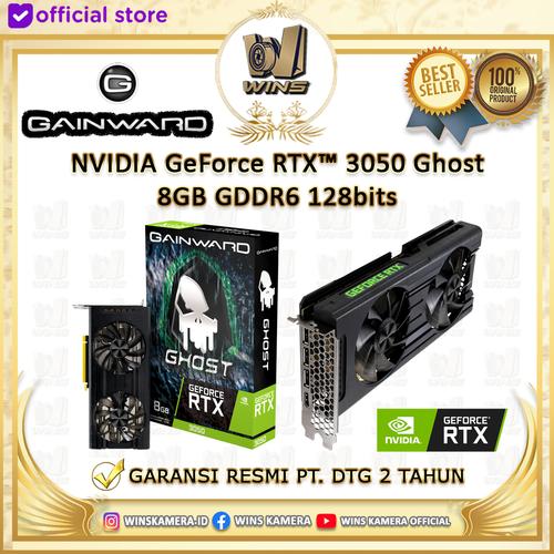 Promo GAINWARD GeForce RTX 3050 Ghost 8GB GDDR6 128 bits