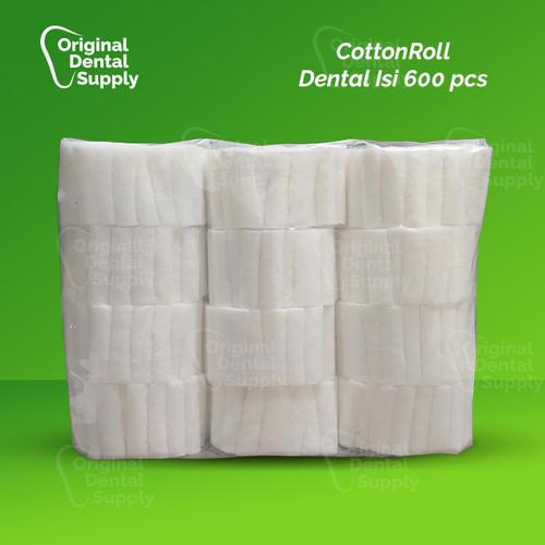 Jual cottonroll dental Kapas gigi Cotton roll isi 600 Jakarta Timur