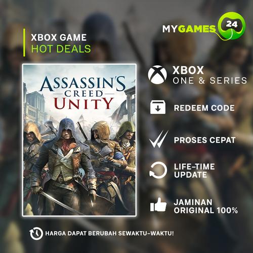 Jual Assassins Creed Unity xbox one series X|S redeem code - Kota ...