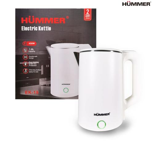 Jual Hummer Kitchen Teko Listrik Pemanas Air Electric Kettle White