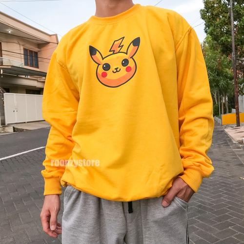 Jual Sweater Aesthetic Pokemon Kuning 