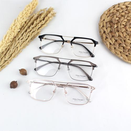 Jual Frame Kacamata Korea Pria Wanita Aviator Elite Design H00141 Premium -  Black Silver, Frame Only - Jakarta Barat - Bazarkacamata | Tokopedia