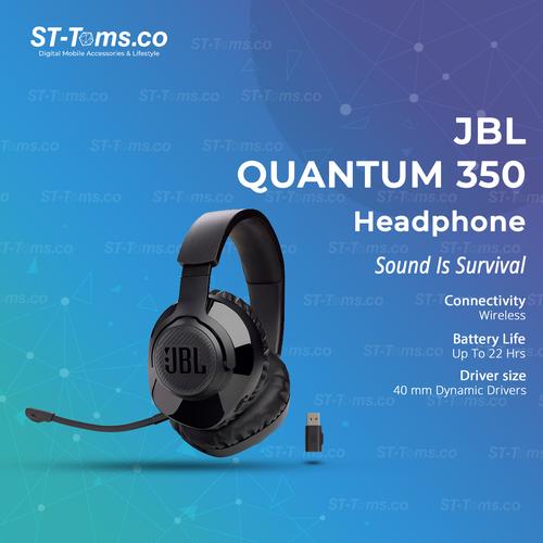 Promo JBL Quantum 350 Wireless PC Gaming Headset with Detachable Boom