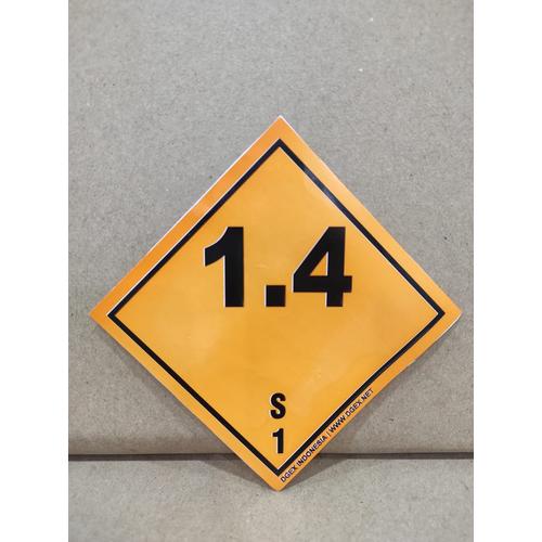 Jual Sticker Hazard Label of Dangerous Goods - Class 1.4S - Kota ...