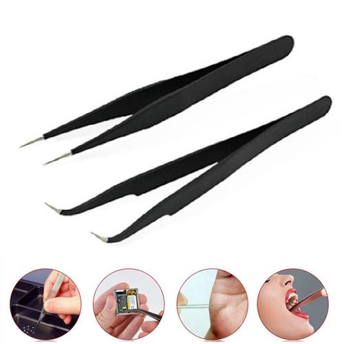 Jual Pinset Tweezer Anti Statis Lurus Bengkok tweezers TS15 ESD11 ESD