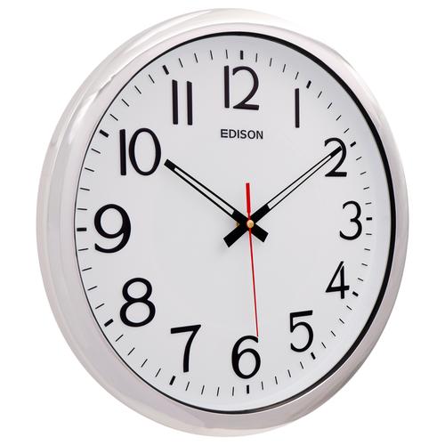 Jual Jam Dinding Edison EDW X 33 T 23 Chrome Timbul Diameter 330mm 330 m Gold Putih, 33cm