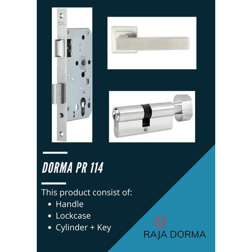 Jual Dorma PR 114 Lever Handle, Mortice Lockset & PC Cylinder dormakaba ...