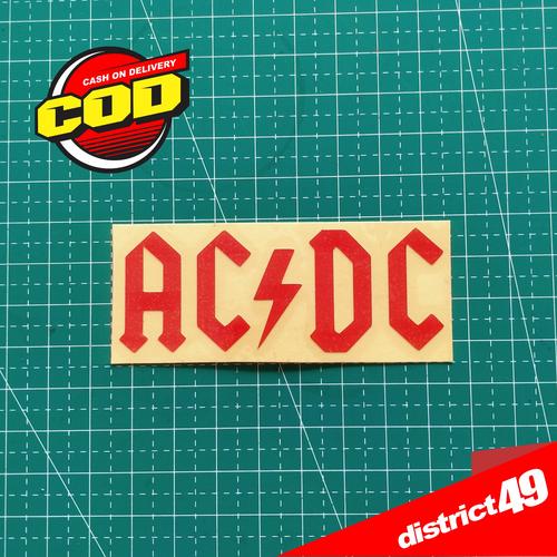 Jual Cutting sticker ACDC - Stiker ACDC - Stiker Motor Mobil dan Helm ...