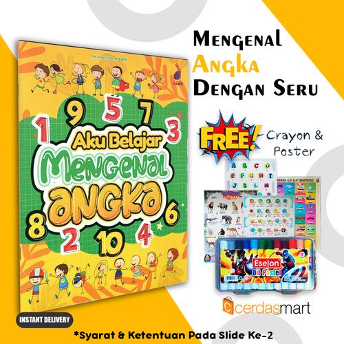 Gambar BUKU AKTIVITAS ANAK - BUKU ANAK - AKU BELAJAR MENGENAL ANGKA dari cerdas media Kota Depok Tokopedia