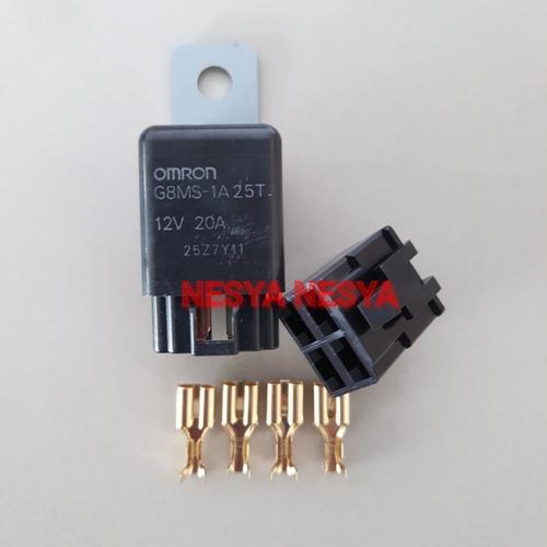 Jual Relay Rellay Riley Rilei Relley Reley OMRON Kaki 4 K4 AC Mobil ...