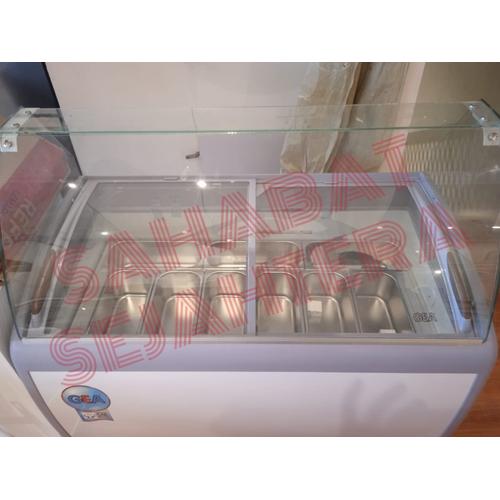 Jual Gelato Showcase / Ice Cream Scooping 9 Bin / Pan GEA SD