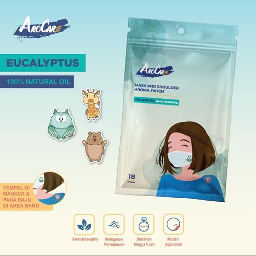 Jual AROCARE Mask and Shoulder Patch isi 18 sticker aroma Eucalyptus