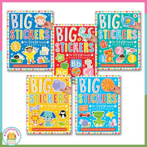 Jual BUY 4 GET 1 FREE! Big Stickers for Little Hands & I Can Stick ...