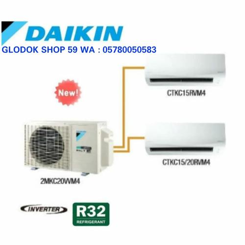 Jual AC DAIKIN MULTI-S 2MKC20RVM4 1 OUTDOOR 2 INDOOR 0.5 PK + 0.75 PK ...