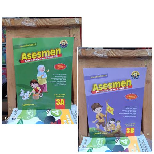 Jual Buku Asesmen Pembelajaran Tematik 3A 3B Kelas 3 SD K13 Yudhistira ...