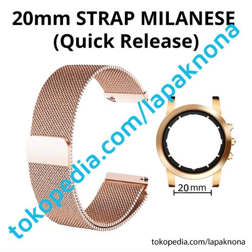 Jual 20mm MILANESE Strap Stainless Steel Mesh Loop Tali Jam Pasir ...
