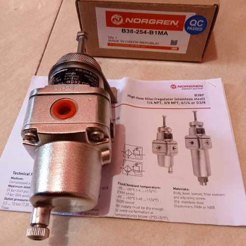 Jual REGULATOR AIR FILTER HERION B38254B1MA. 1/4" RANGE 150