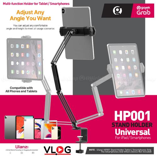 Gambar ULANZI VIJIM HP001 Desk Mount 3 Section Arm Stand for HP Tablet Clamp dari G-Rex Jakarta Barat Tokopedia