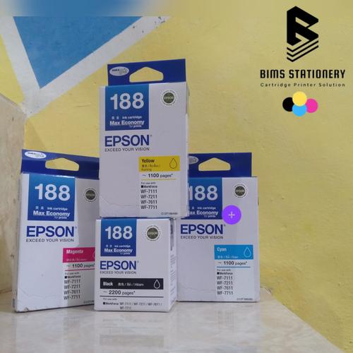 M188b Ink Jual Tinta Epson 188 (B.C.Y.M) 1 SET Original - Jakarta Selatan - Bims ...