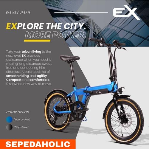 Promo Sepeda Lipat Listrik UNITED EX 