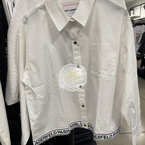Jual KARL LAGERFELD BOXY WHITE SHIRT 