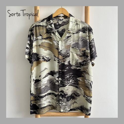 Jual Kemeja Hawaiian Shirt Abstract 