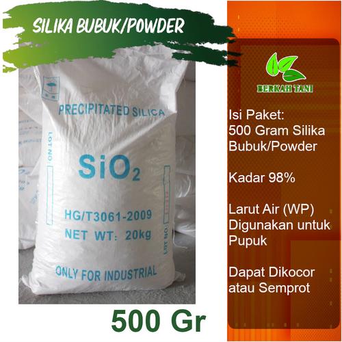 Jual Silica SiO2 Tepung / Bubuk / Powder 500 Gram - Kab. Madiun ...