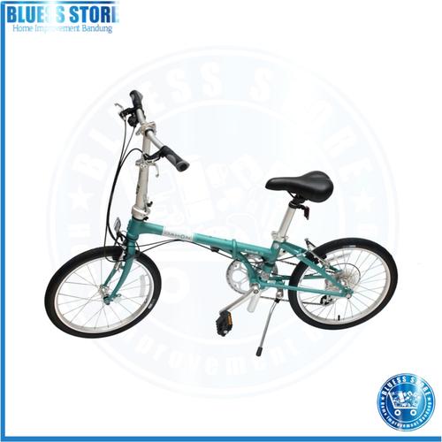 Jual Dahon Sepeda Lipat 19 Boardwalk D8 Biru Folding Bike Dahon D8