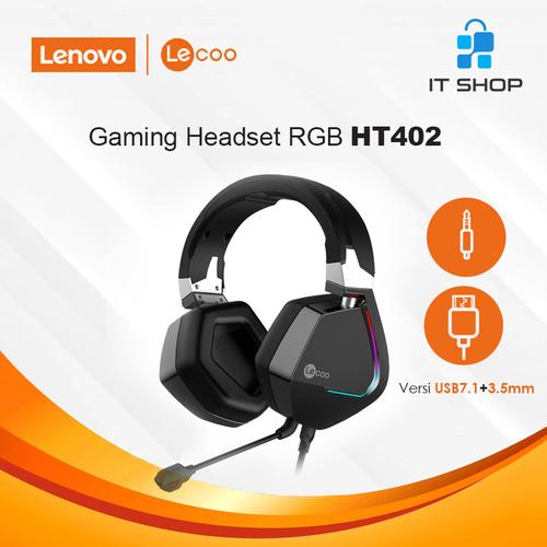 Jual Lenovo Lecoo RGB Gaming Headset 