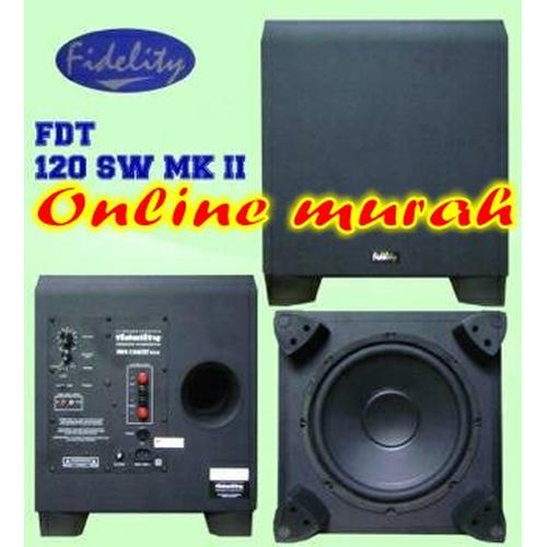 Jual subwoofer fidelity fdt120sw fidelity fdt 120sw fidelity