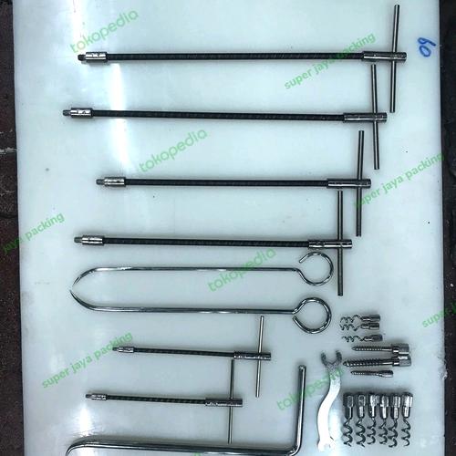 Jual gland packing extractor 1 sett isi 22 pcs Jakarta Barat super